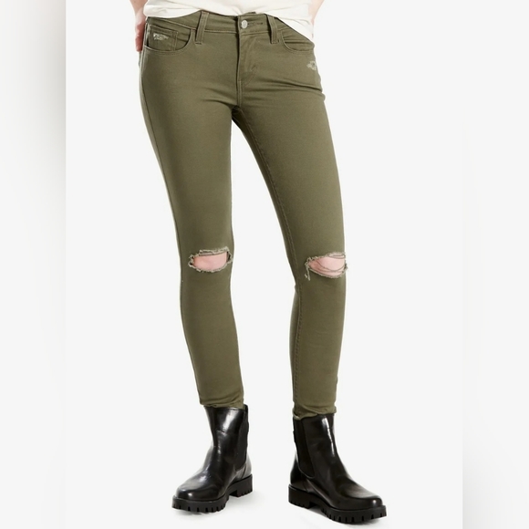 Levi's 535 Super Skinny Distressed Jeans, size 27 - Picture 4 of 12